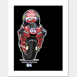 Andrea Dovizioso Cartoon Posters and Art